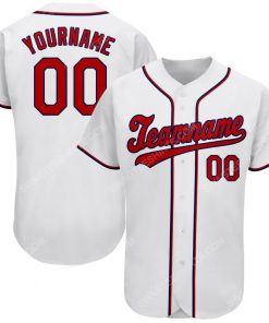 Custom team name white strip red-navy full printed baseball jersey 1 - Copy (3)