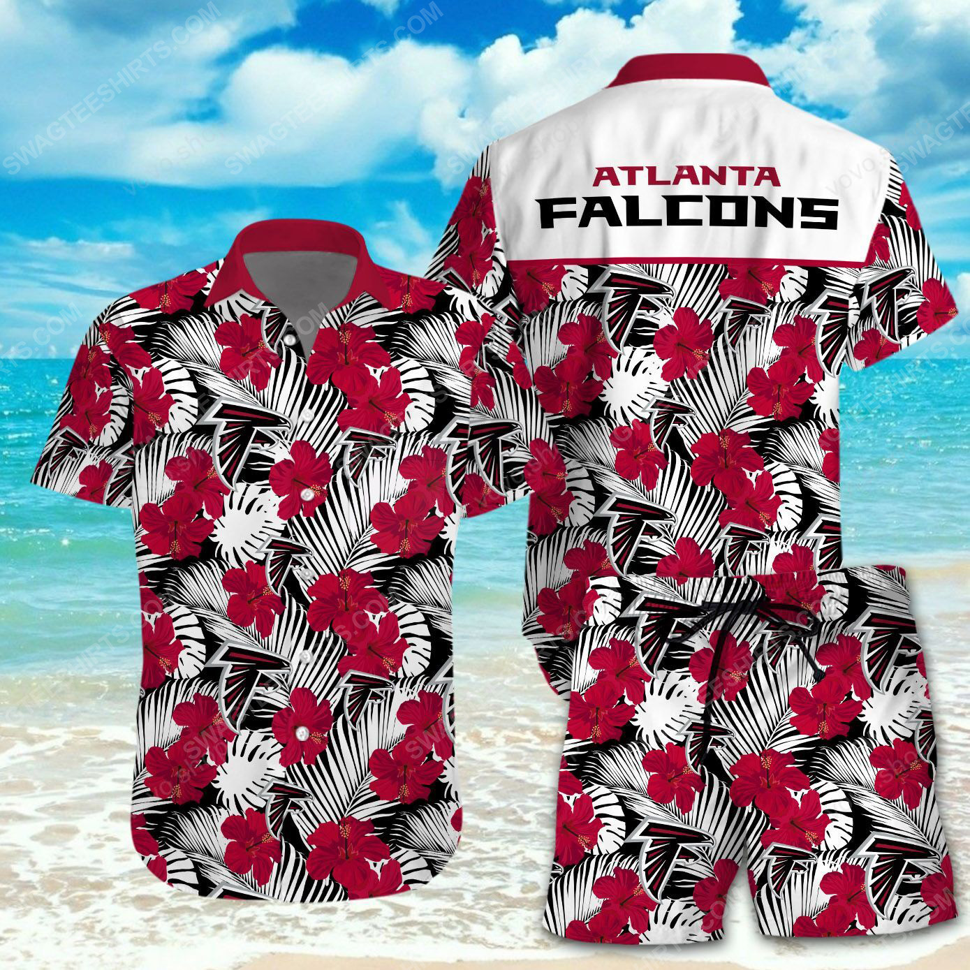 National football league atlanta falcons printing hawaiian shirt 2(1)
