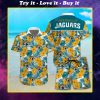 National football league jacksonville jaguars printing hawaiian shirt