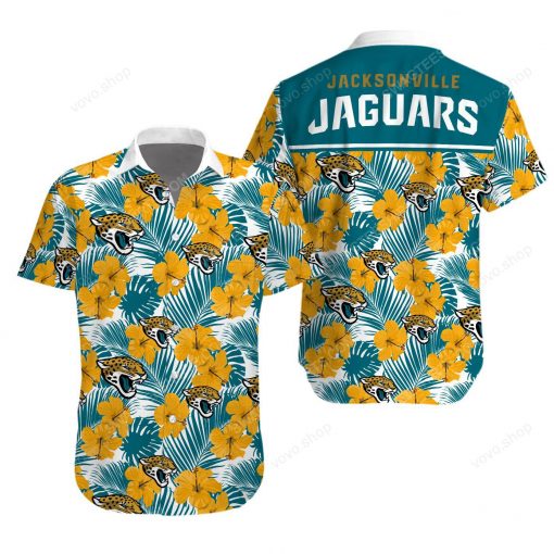 National football league jacksonville jaguars printing hawaiian shirt 4(1)