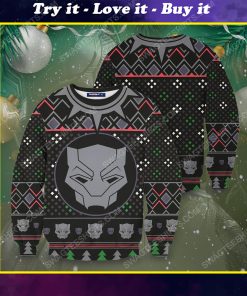 A wakanda black panther ugly christmas sweater
