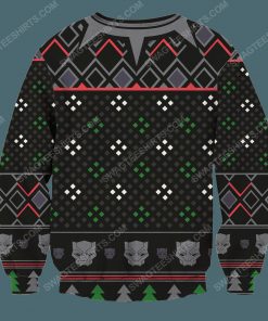A wakanda black panther ugly christmas sweater 4