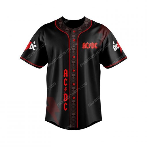 ACDC rock band all over print baseball jersey 2