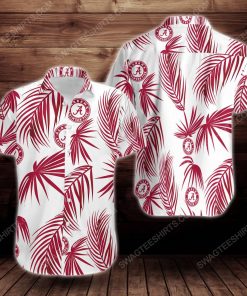 Alabama crimson tide football short sleeve hawaiian shirt 2