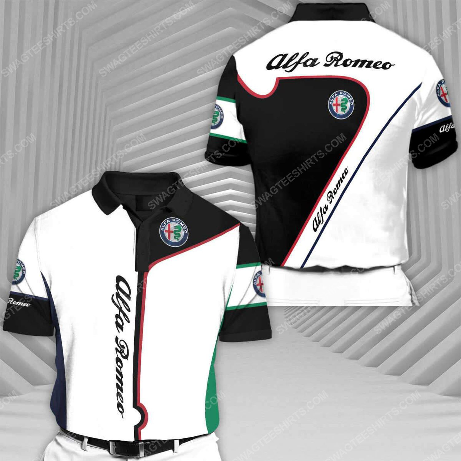 Alfa romeo automobiles racing all over print polo shirt 1 - Copy (2)