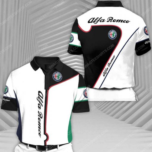 Alfa romeo automobiles racing all over print polo shirt 1 - Copy
