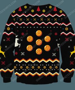 All i want for christmas is to reach over 9000 full print ugly christmas sweater 4