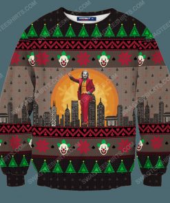 Arthur fleck joker full print ugly christmas sweater 3