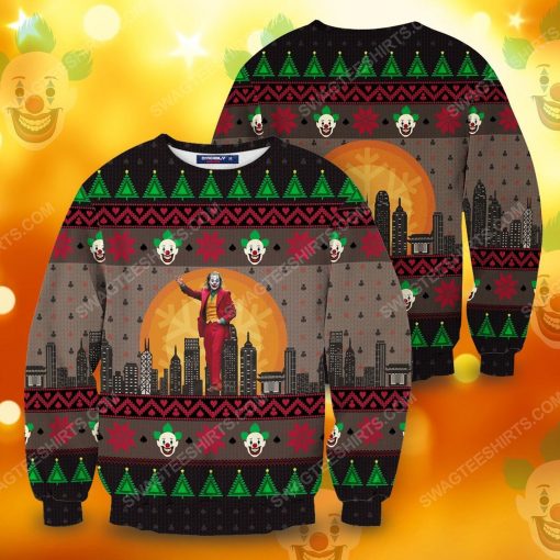 Arthur fleck joker full print ugly christmas sweater 5