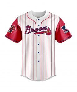 Atlanta braves and scooby doo all over print baseball jersey 2