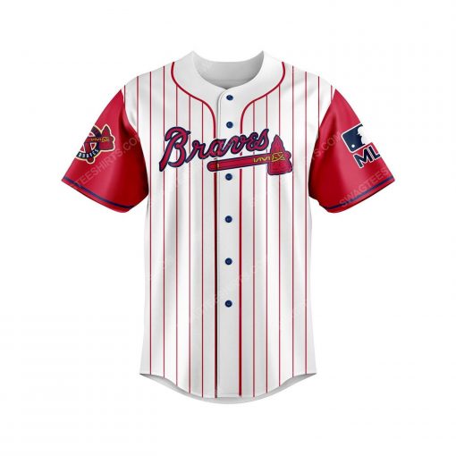 Atlanta braves and scooby doo all over print baseball jersey 2 - Copy