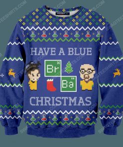 Breaking bad have a blue christmas ugly christmas sweater 3