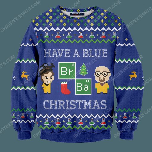 Breaking bad have a blue christmas ugly christmas sweater 3