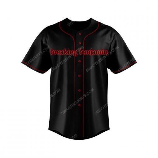 Breaking benjamin no longer the lost no longer the same baseball jersey 2 - Copy