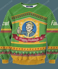 Bunker happy holidays full print ugly christmas sweater 3