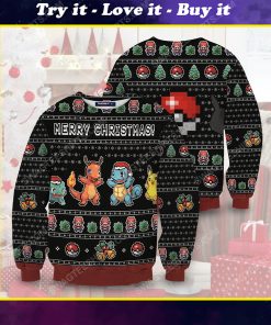 Christmas pokemon full print ugly christmas sweater