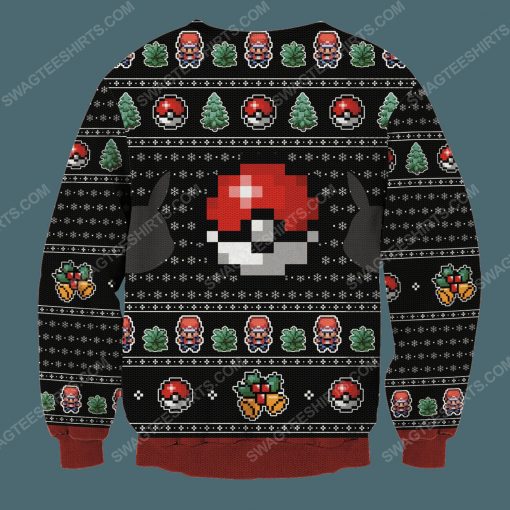 Christmas pokemon full print ugly christmas sweater 4