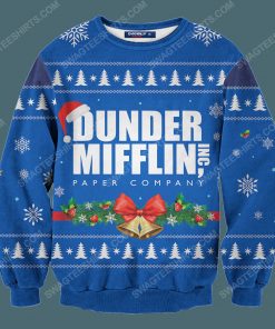 Christmas the office dunder mifflin holiday ugly christmas sweater 3