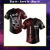 Custom acdc highway to hell rock band all over print baseball jersey