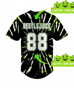 Custom beetlejuice october boy all over print baseball jersey 3 - Copy
