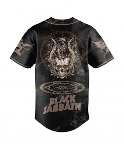 Custom black sabbath rock band all over print baseball jersey 2