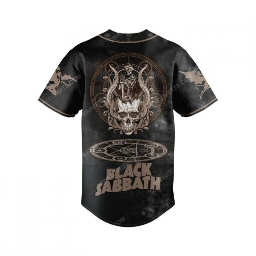 Custom black sabbath rock band all over print baseball jersey 2 - Copy