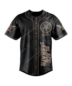 Custom black sabbath rock band all over print baseball jersey 3 - Copy