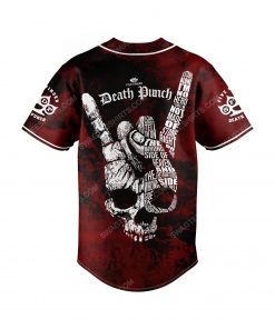 Custom five finger death punch rock band baseball jersey 4 - Copy