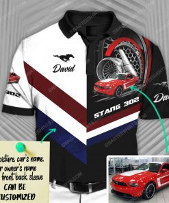 Custom ford mustang sports car racing all over print polo shirt 1 - Copy (2)
