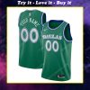 Custom name dallas mavericks full print basketball jersey