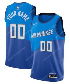 Custom name milwaukee bucks full print basketball jersey 2