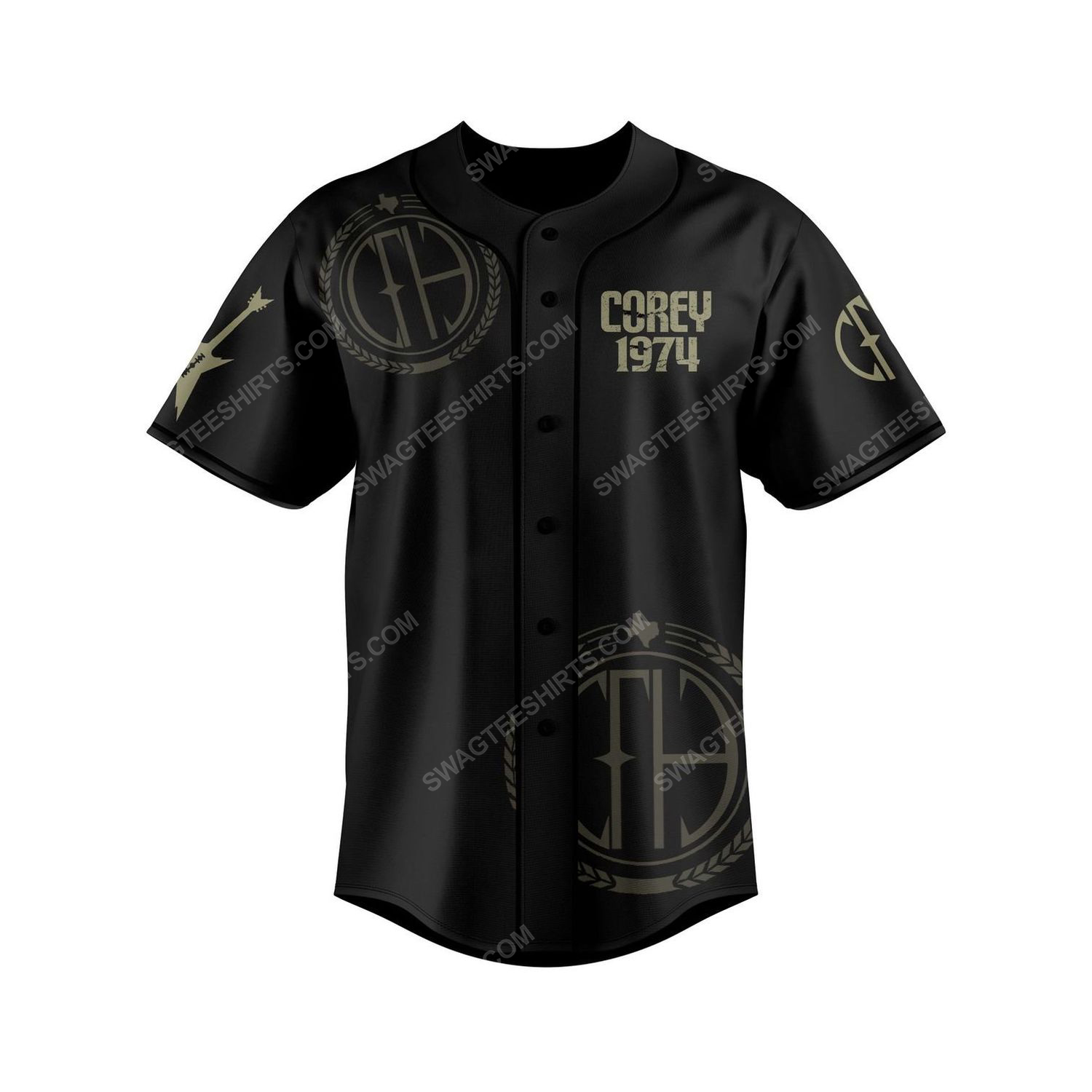 Custom pantera rock band all over print baseball jersey 2 - Copy