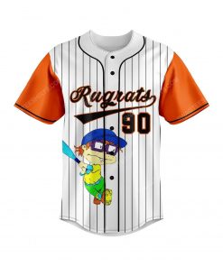 Custom rugrats tv show all over print baseball jersey 2 - Copy