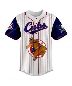 Custom scooby doo and chicago cubs baseball jersey 2 - Copy