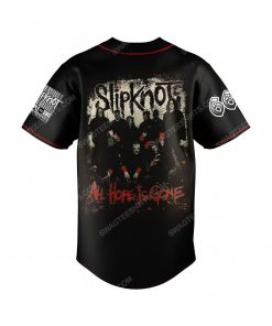 Custom slipknot all hope is gone all over print baseball jersey 3 - Copy