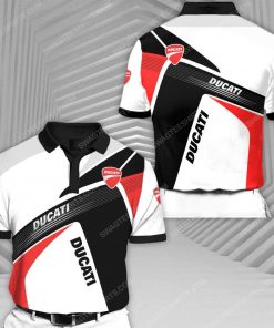Ducati motor holding racing all over print polo shirt 1