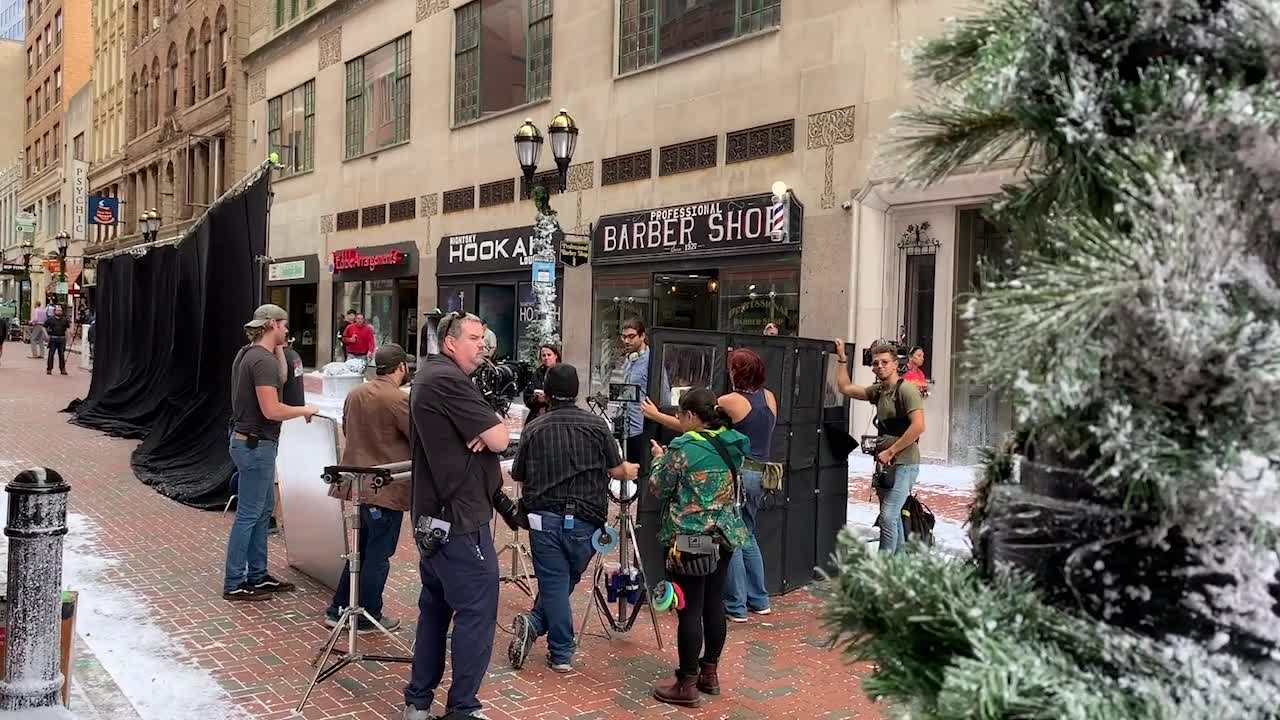 Extras are needed for a Hallmark Christmas movie being filmed in Hartford