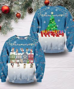 Fly high christmas full print ugly christmas sweater 2