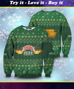 Friends central perk full print ugly christmas sweater