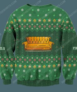 Friends central perk full print ugly christmas sweater 4