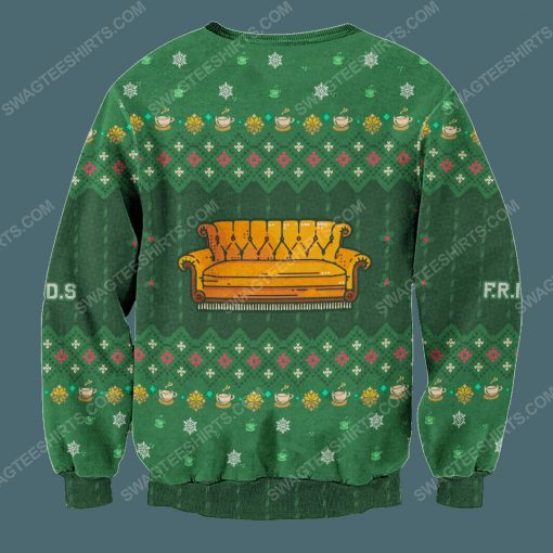 Friends central perk full print ugly christmas sweater 4