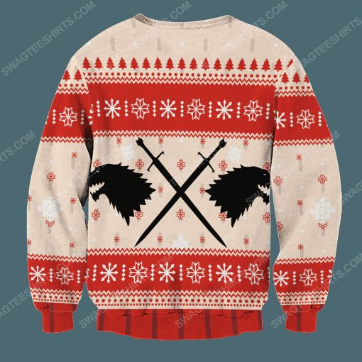 Game of thrones all i want for christmas is snow ugly christmas sweater 4