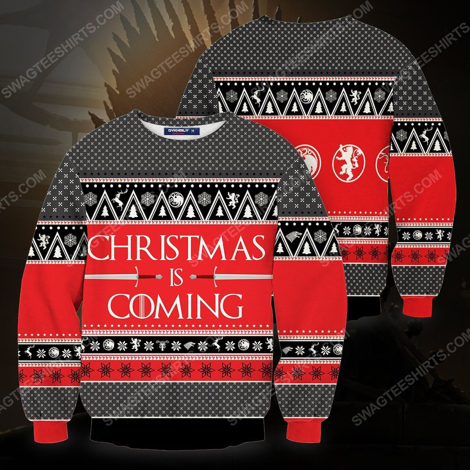 Game of thrones christmas is coming ugly christmas sweater 2