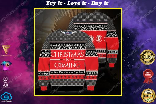 Game of thrones christmas is coming ugly christmas sweater