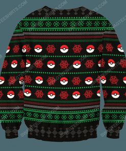 Gotta catch em all pokemon ugly christmas sweater 4