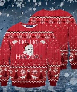 Ho ho hodor game of thrones ugly christmas sweater 5
