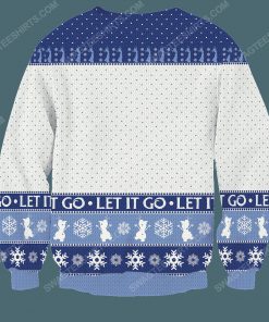 Let it go elsa full printing ugly christmas sweater 4