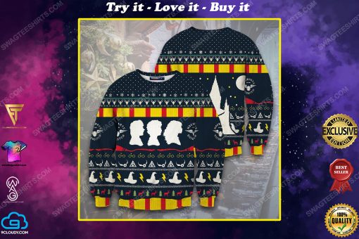 Magical harry potter full print ugly christmas sweater