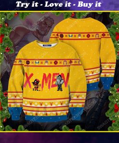 Marvel deadpool mutants full print ugly christmas sweater