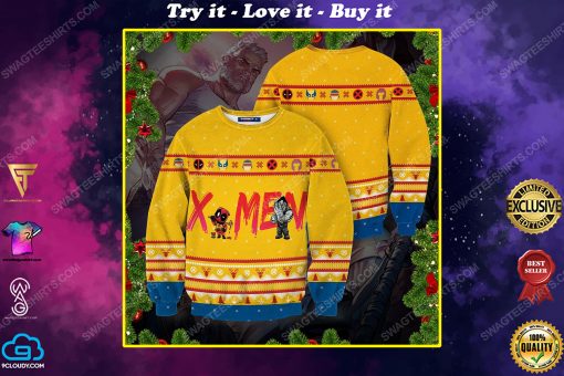 Marvel deadpool mutants full print ugly christmas sweater